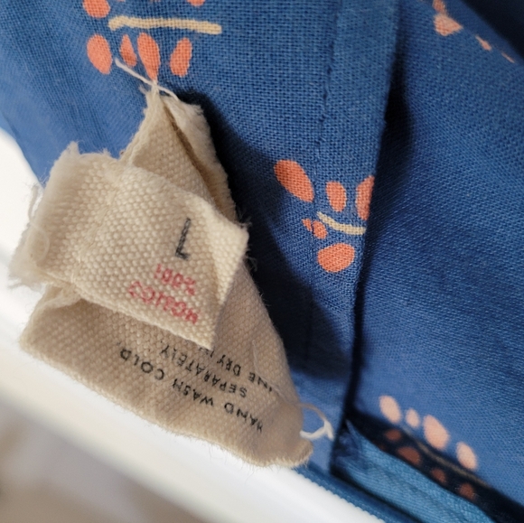 Mata Traders Blue Cotton Dress - Picture 9 of 12